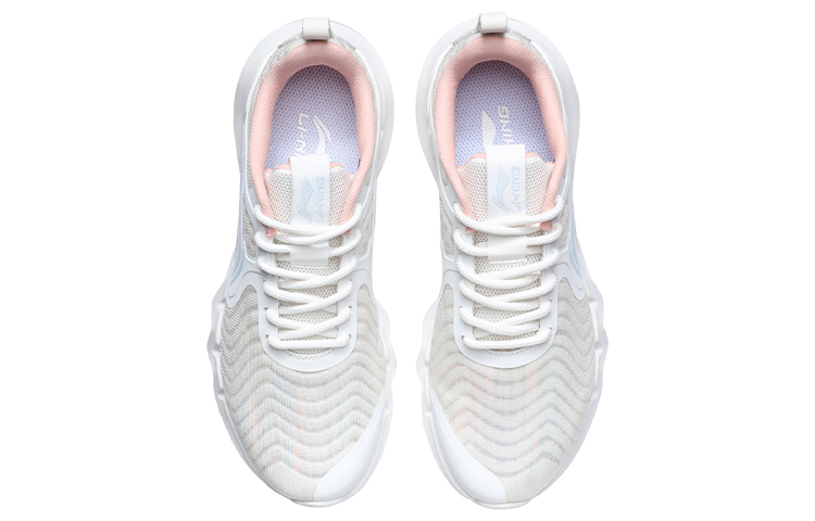 Shop (Women) Li-Ning Casual Low 'Champagne White' ARHR058-4