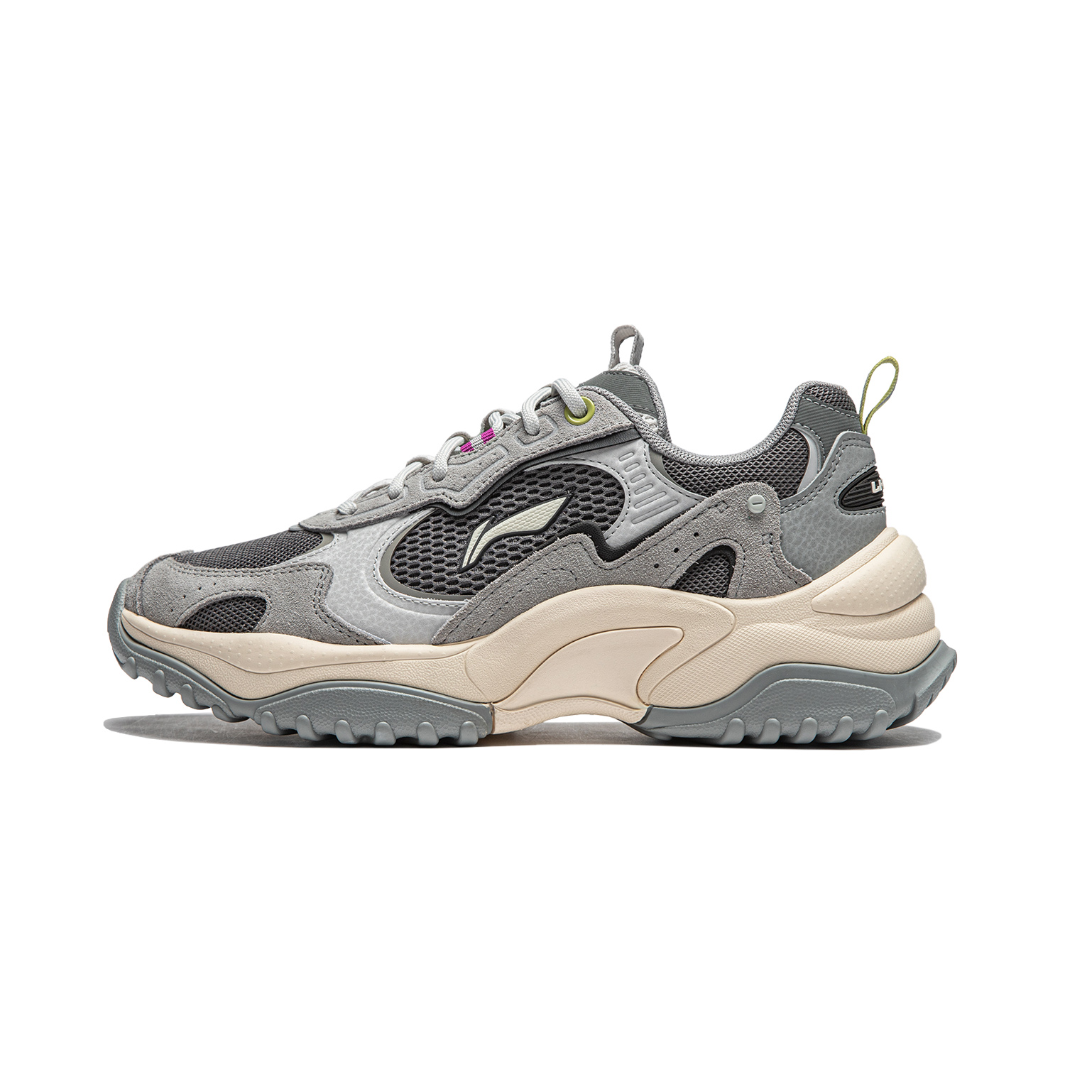 (Women) Li-Ning Casual Low &#x27;Moon Surface Grey&#x27; AGCU190-4