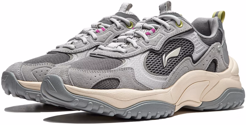 (Women) Li-Ning Casual Low 'Moon Surface Grey' AGCU190-4 Lookbook (Women) Li-Ning Casual Low 'Moon Surface Grey' AGCU190-4