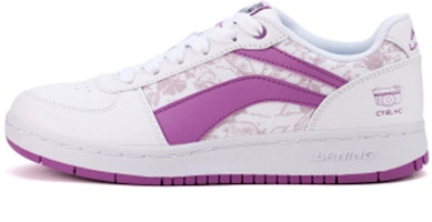 (Women) Li-Ning Casual Low 'White Purple' ALCG016-2 (Women) Li-Ning Casual Low 'White Purple' ALCG016-2