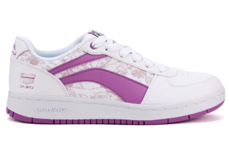 Order (W) Li-Ning Sepatu Santai Rendah 'Putih Ungu' ALCG016-2