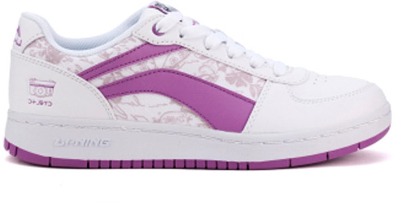 (Women) Li-Ning Casual Low 'White Purple' ALCG016-2 Order (Women) Li-Ning Casual Low 'White Purple' ALCG016-2