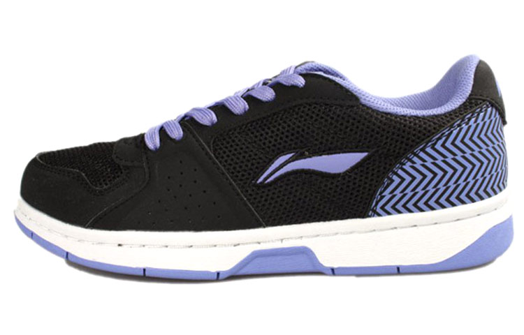 (Women) Li-Ning Casual Low Top 'Black Purple' ALCG062-3