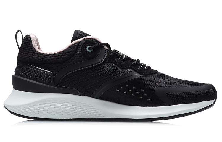 Order (W) 李寧カジュアルランニングロー (黒) AGLR056-4