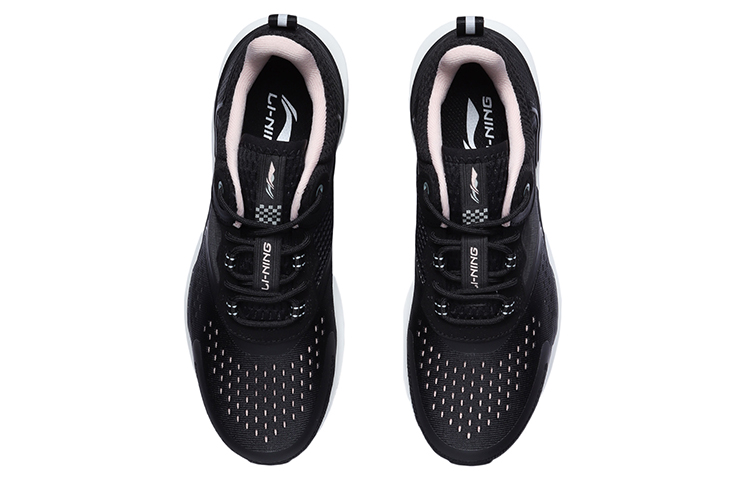 Shop (W) 李寧カジュアルランニングロー (黒) AGLR056-4