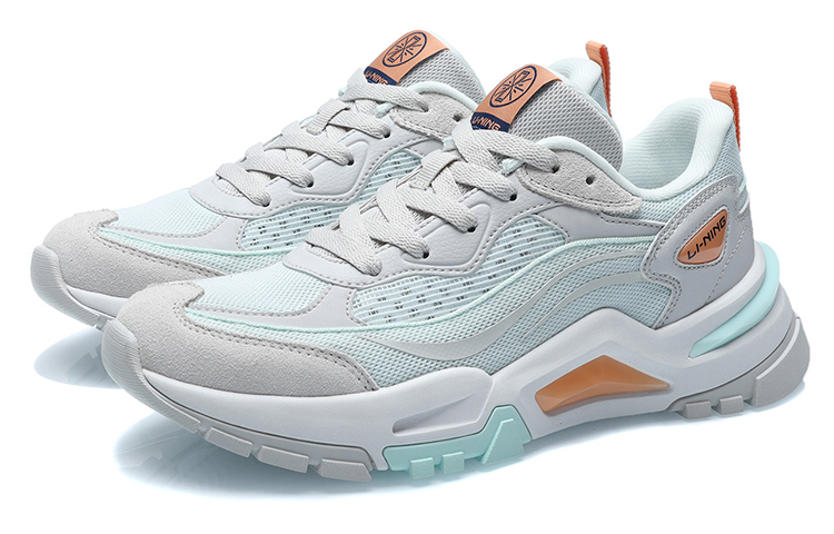 Lookbook (Women) Li-Ning Casual Running Low 'Grey Blue' AGCR116-1