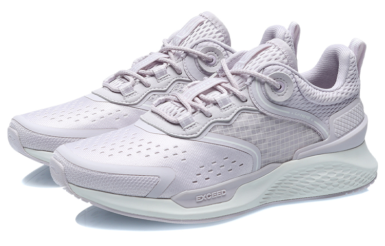 Lookbook (Women) Li-Ning Casual Running Low 'Light Grey Purple' AGLR056-2