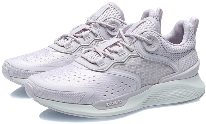 (Women) Li-Ning Casual Running Low 'Light Grey Purple' AGLR056-2 Lookbook (Women) Li-Ning Casual Running Low 'Light Grey Purple' AGLR056-2