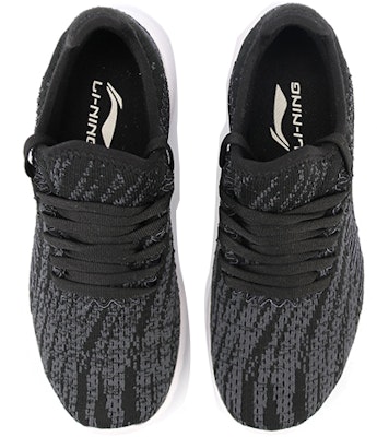 (Women) Li-Ning Casual Running Shoes 'Black Grey' AGLM178-2 Lookbook (Women) Li-Ning Casual Running Shoes 'Black Grey' AGLM178-2