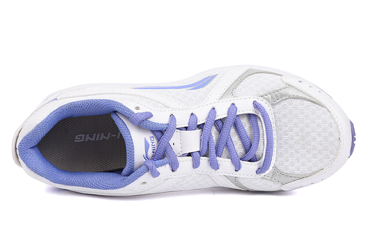 Lookbook (W) 李宁休闲跑鞋‘白紫’ ARBJ066-1