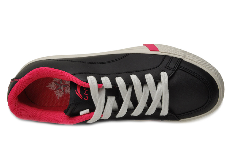 Lookbook (Women) Li-Ning Casual Skate 'Black Pink White' ALAH084-1