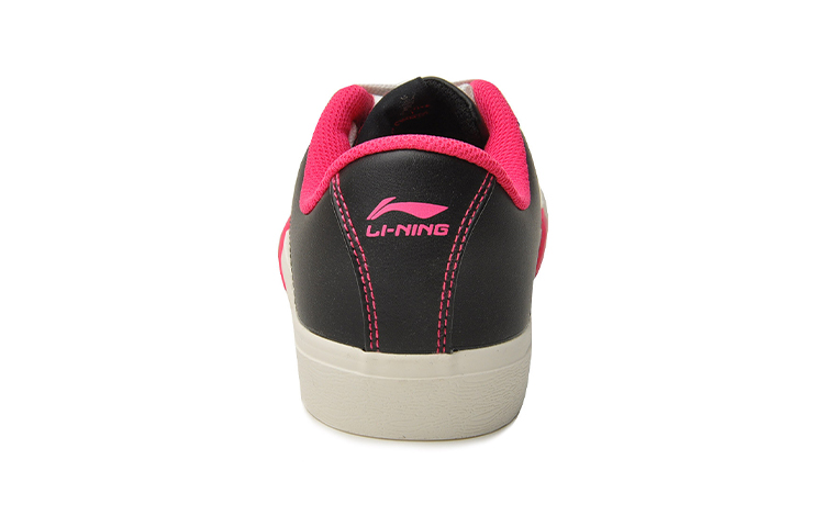 Shop (Women) Li-Ning Casual Skate 'Black Pink White' ALAH084-1