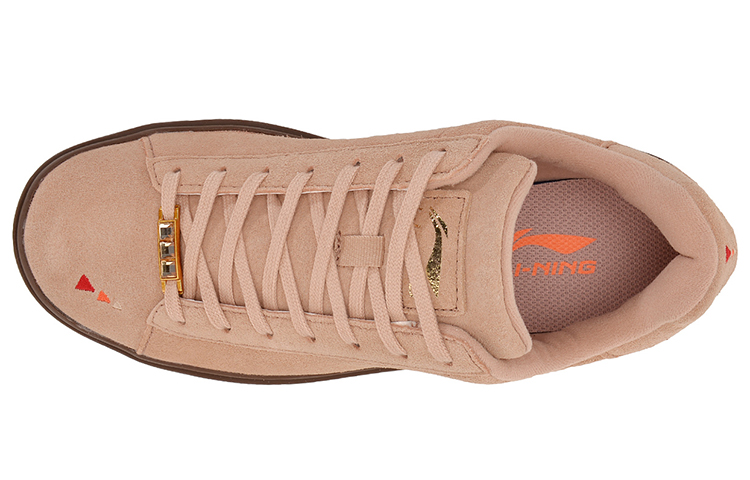 Lookbook (Women) Li-Ning Casual Skate 'Tan Brown' AGLM106-2