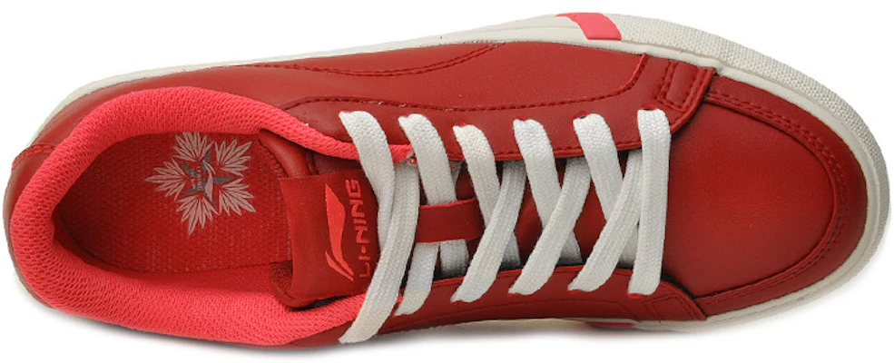 (Women) Li-Ning Casual Skate Shoe 'Red White' ALAH084-2 Lookbook (Women) Li-Ning Casual Skate Shoe 'Red White' ALAH084-2