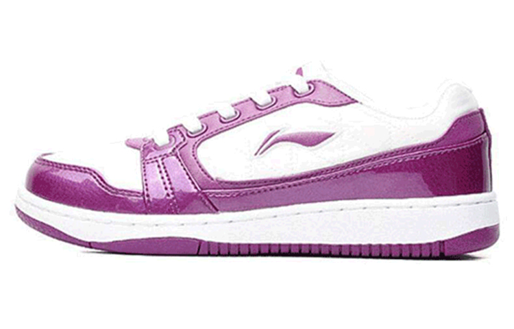 Buy (W) 리닝 캐주얼 스케이트 슈즈 (화이트/퍼플) ALCF140-1