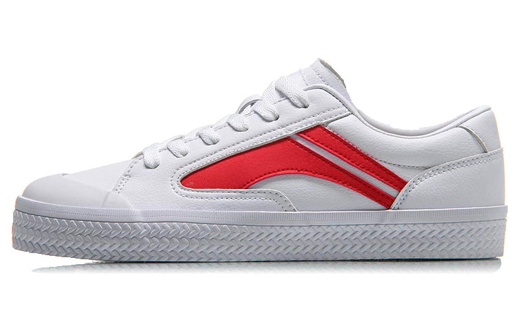 (W) Li-Ning Casual Skate Shoe 'White Red'