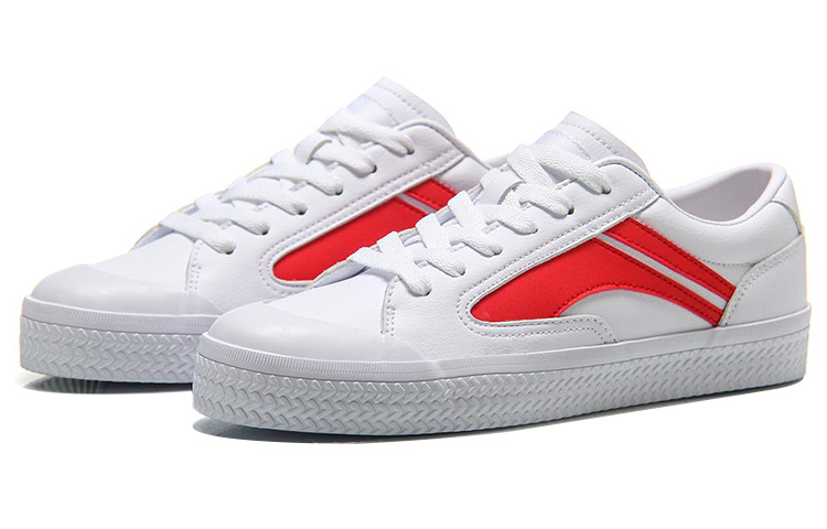 (W) Li-Ning Casual Skate Shoe 'White Red' 圖 3