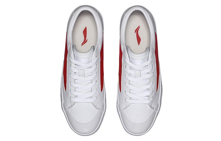 (W) Li-Ning Casual Skate Shoe 'White Red' 圖 4