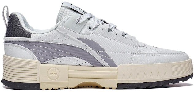 (W) Zapatillas de Skate Casual Li-Ning 'Blanco Plata' AGCT136-4 Order (W) Zapatillas de Skate Casual Li-Ning 'Blanco Plata' AGCT136-4