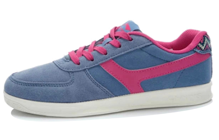 Lookbook (Women) Li-Ning Casual Skate Sneaker 'Blue-Red' ALCJ106-2