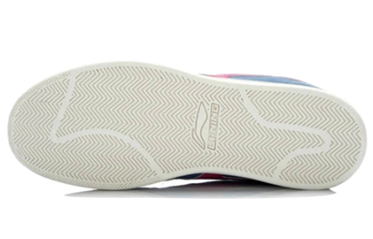 Details for (Women) Li-Ning Casual Skate Sneaker 'Blue-Red' ALCJ106-2