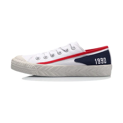 (W) Li-Ning Casual Skateboard Sneaker 'White Blue'