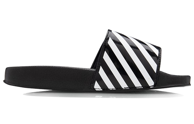 (W) Li-Ning Casual Slides 'Black White' 圖 2