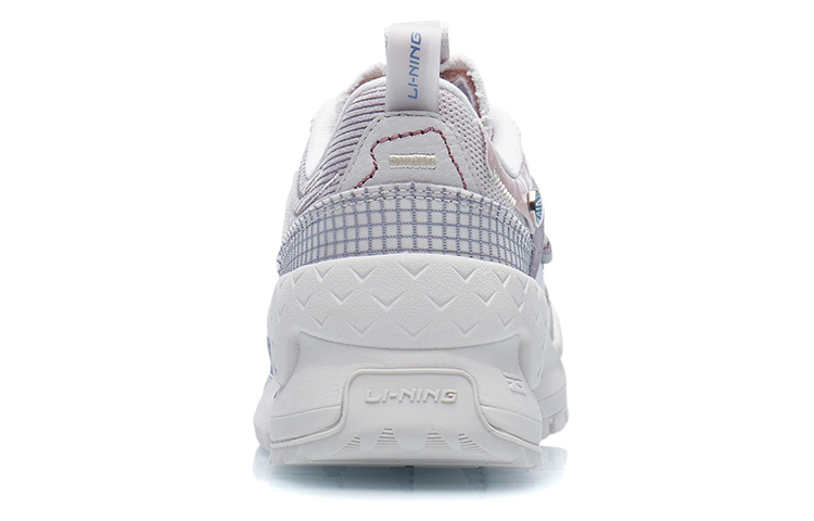 Shop LiNing李寧 CF溯系列 隍城煙雲山 半反光 減震 低幫 運動休閒鞋 女款 粉灰紫