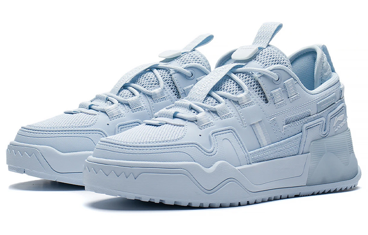 Lookbook (W) Li-Ning CF Flash Star 1.5 Low 'Biru Folk' AGCS058-2