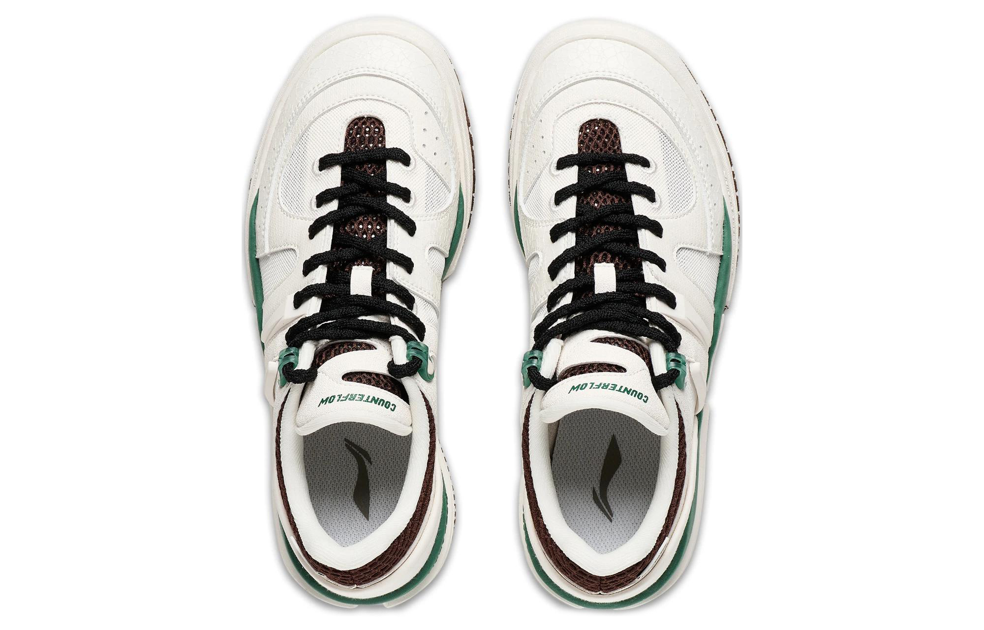 Shop (W) 李寧 CF 林泉ライト ベージュグリーンブラウン AGLT082-5