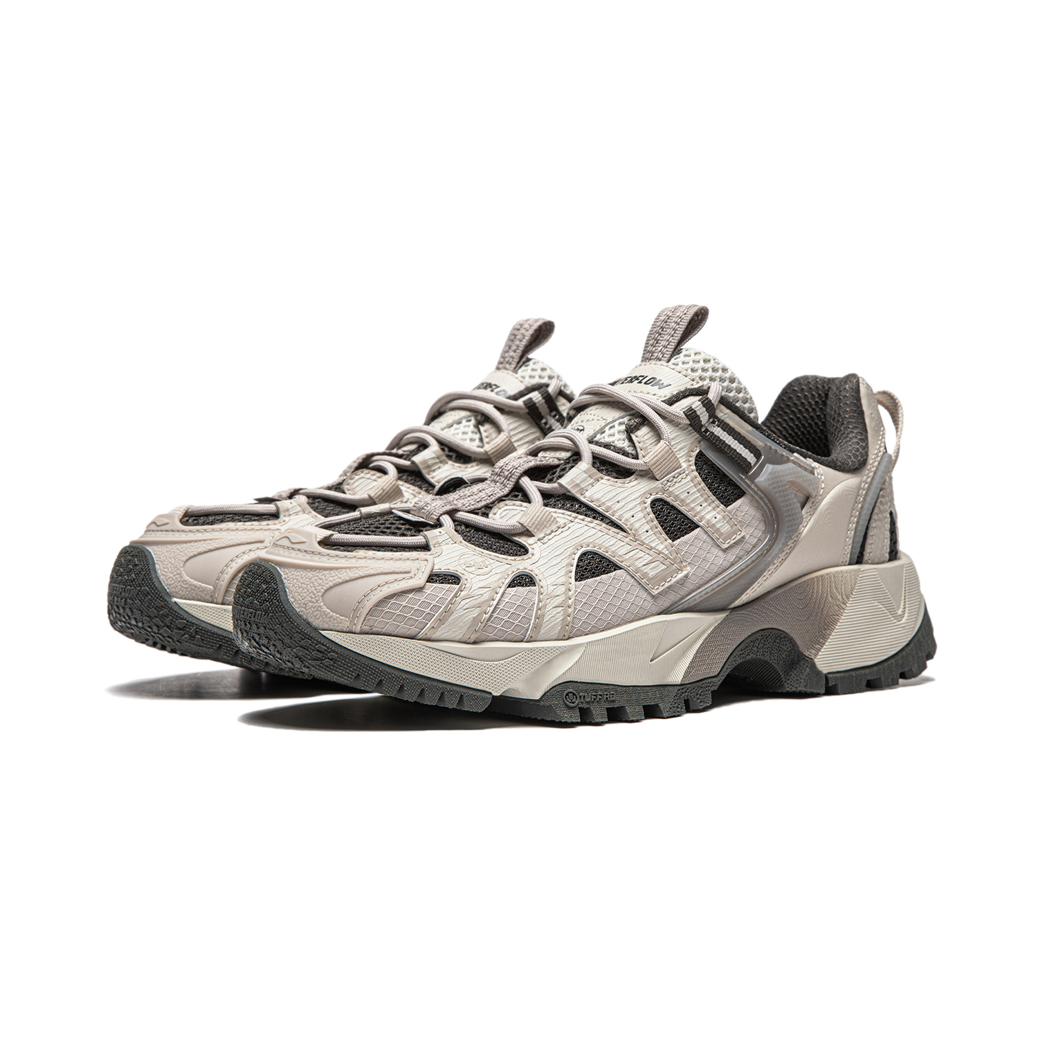 Lookbook LiNing李寧 CF溯系列 林野 減震耐磨 低筒 生活休閒鞋 女款 灰色