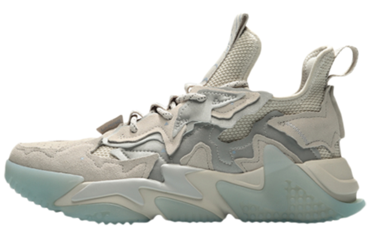 (W) Li-Ning CF Trace X Dunhuang Museum 'Antarctic Grey'