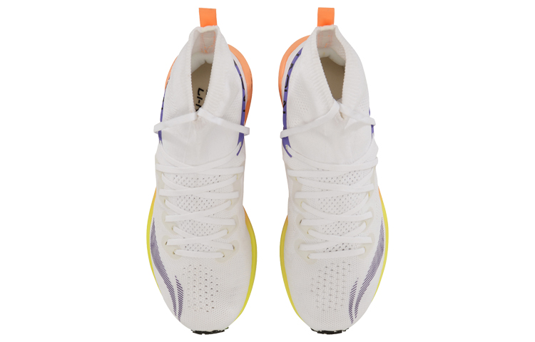 Lookbook (W) Li-Ning Chase High-Top Lari 'Putih Ungu' ARBN004-6