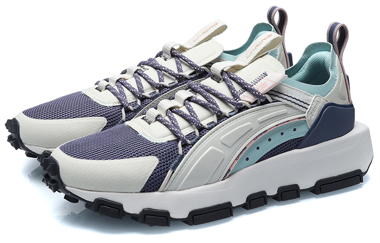 Lookbook (W) Li-Ning Chasing ''Blau Lila Weiß'' AGCR102-4
