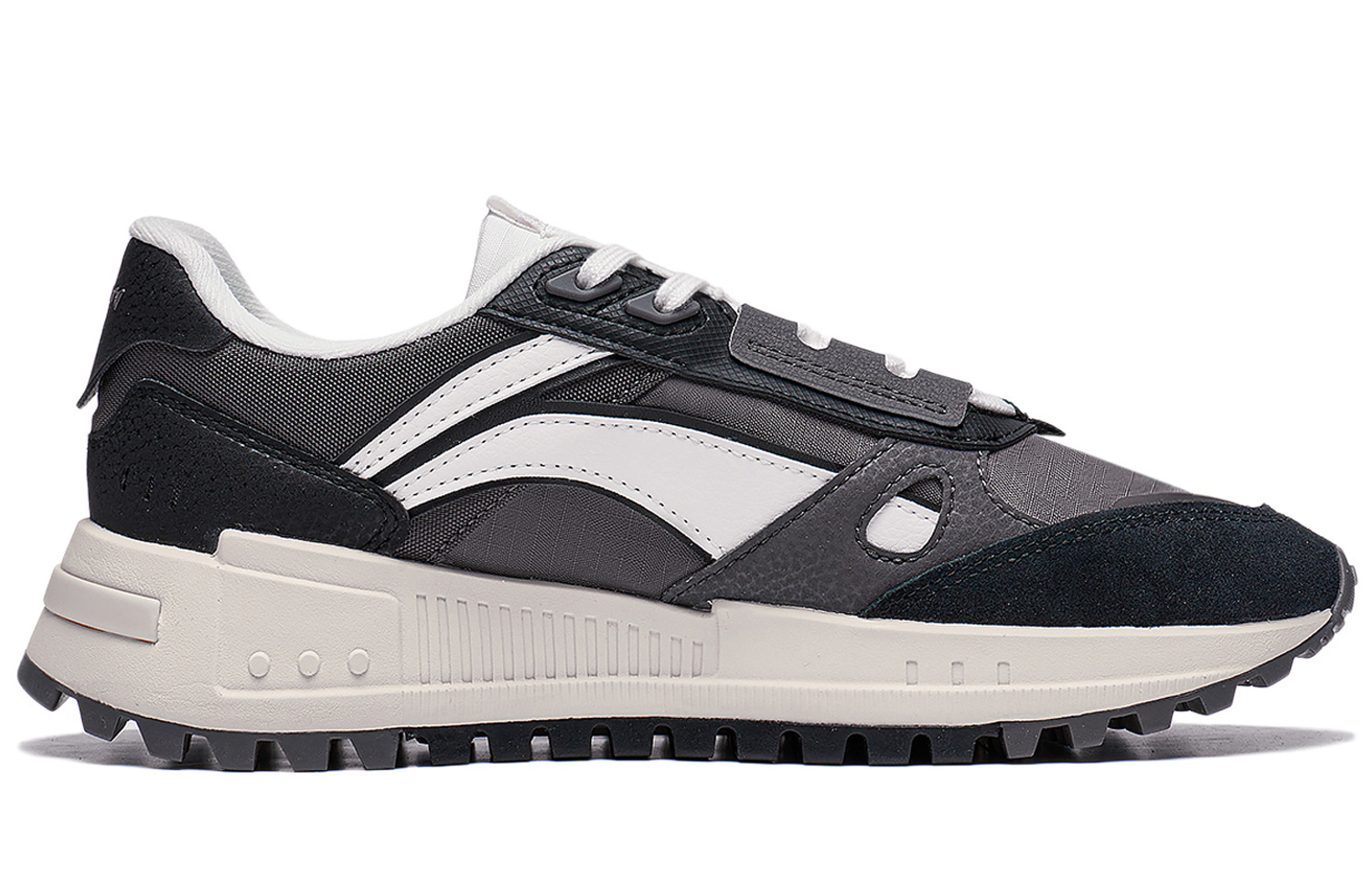 Order (W) 李寧 疾風2.0 グレー/黒/白 スニーカー AGCT156-7