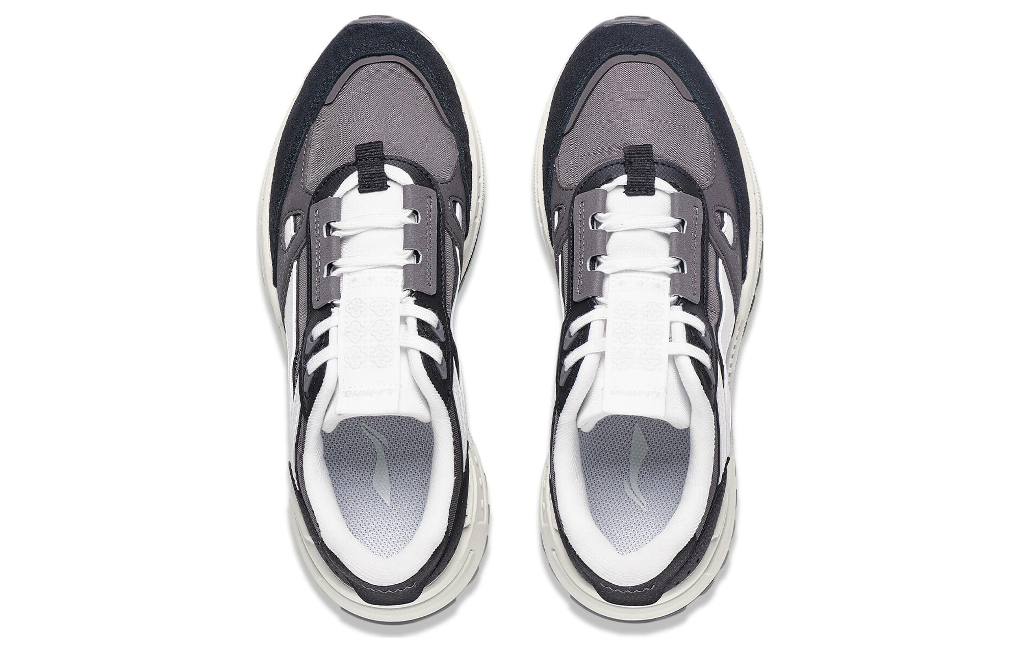 Lookbook (W) 李寧 疾風2.0 グレー/黒/白 スニーカー AGCT156-7