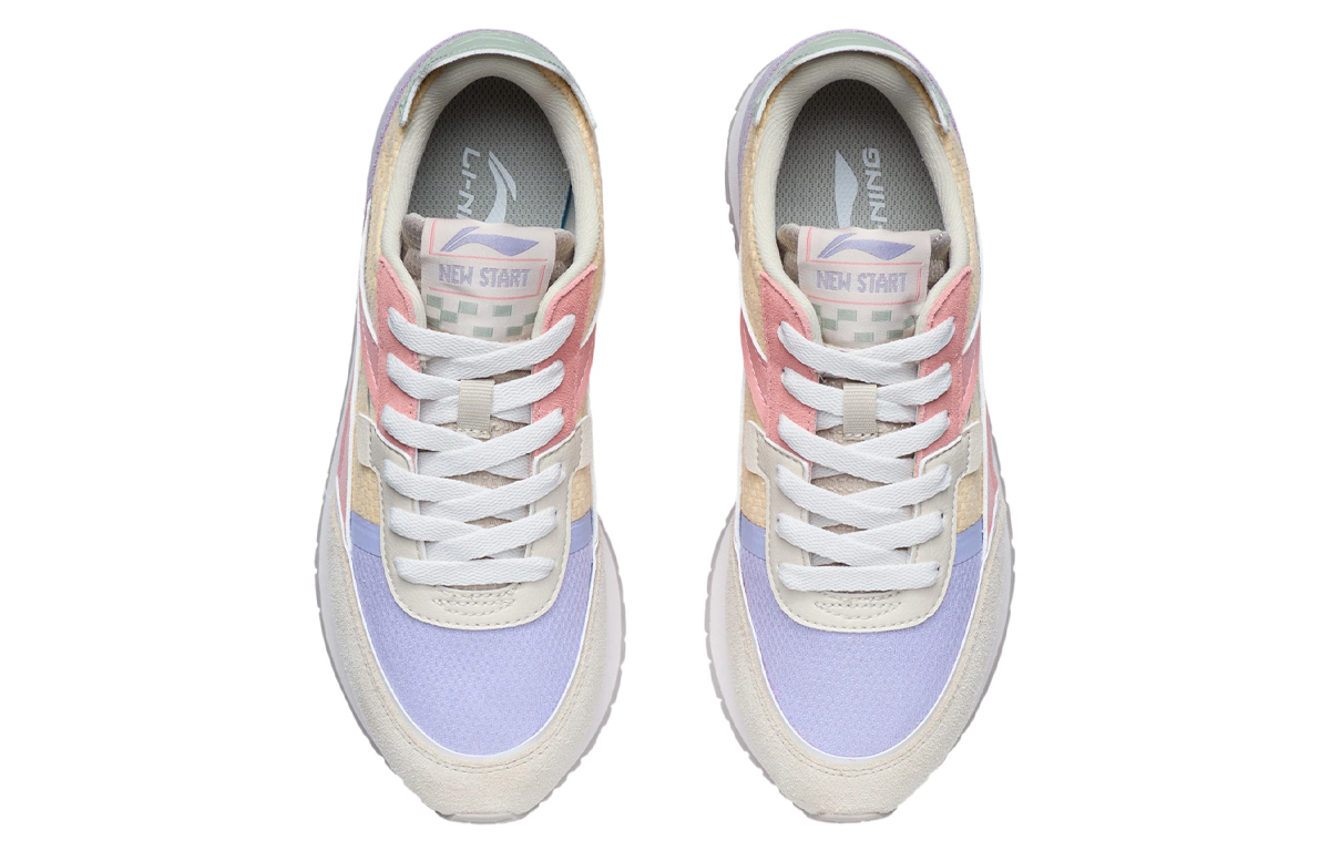 Shop (W) Li-Ning ChengFeng 'Rosa Morado Amarillo' AGCR196-9