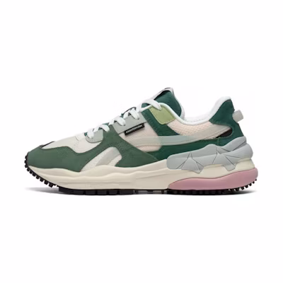 (W) Li-Ning ChengFeng Sport Sneakers 'Beige Green Pink'