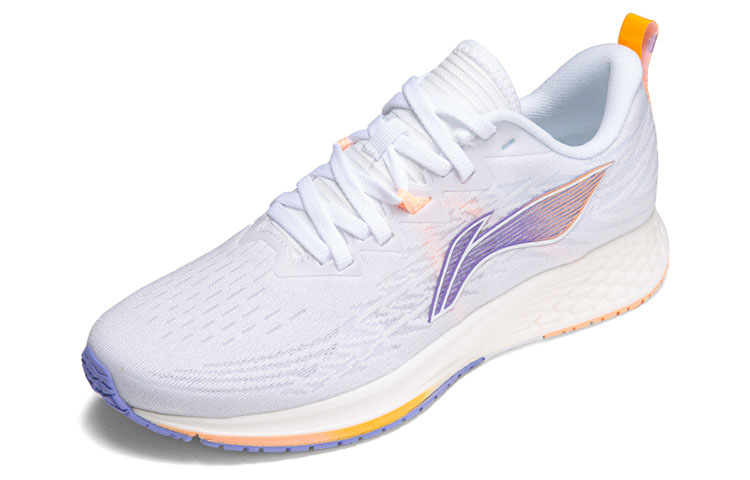 Lookbook LiNing李寧 赤兔4 減震防滑耐磨 低筒 跑步鞋 女款 白橘