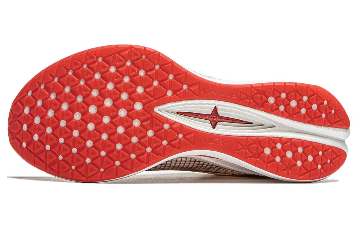 Sizing LiNing李寧 赤兔7 Pro 高反彈 輕量減震 龍年限定 防滑耐磨 低筒 專業競速跑步鞋 女款 米白色