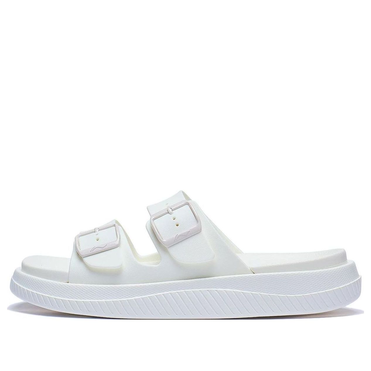 (Women) Li-Ning Clap Slippers 'White' AGAT008-1