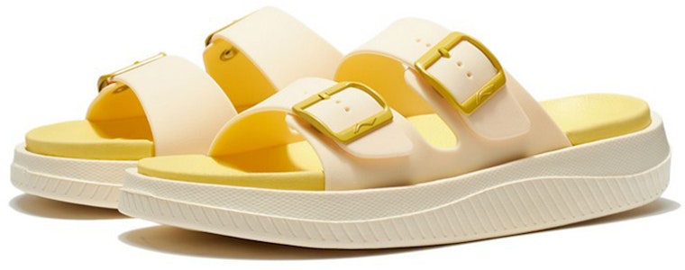 (W) Sandal Li-Ning Clap 'Kuning Putih Cream' AGAS004-4 Lookbook (W) Sandal Li-Ning Clap 'Kuning Putih Cream' AGAS004-4