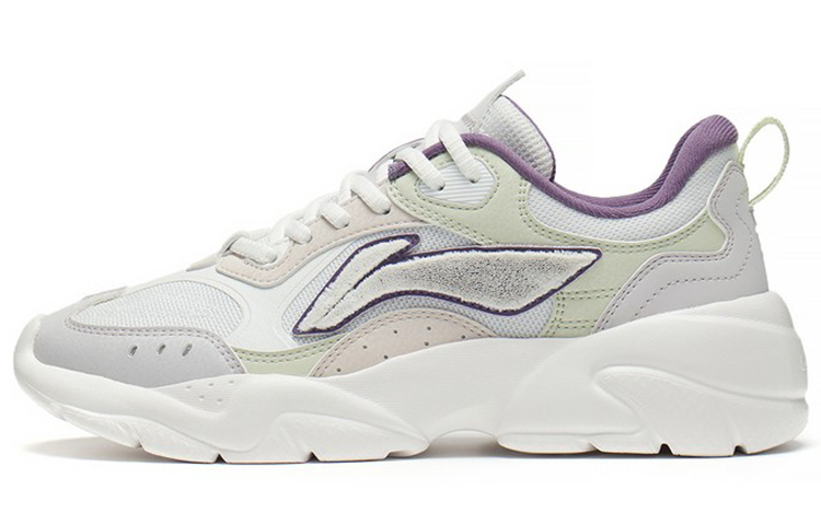 Buy (W) Li-Ning Clásico 'Blanco Púrpura' AGCS268-4