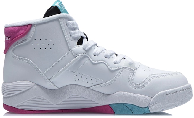 (W) 李宁经典篮球鞋‘白蓝粉’ AGBR082-1 Order (W) 李宁经典篮球鞋‘白蓝粉’ AGBR082-1