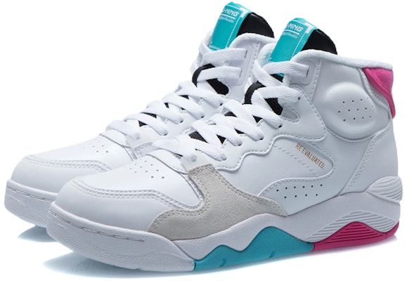 (W) 李宁经典篮球鞋‘白蓝粉’ AGBR082-1 Lookbook (W) 李宁经典篮球鞋‘白蓝粉’ AGBR082-1