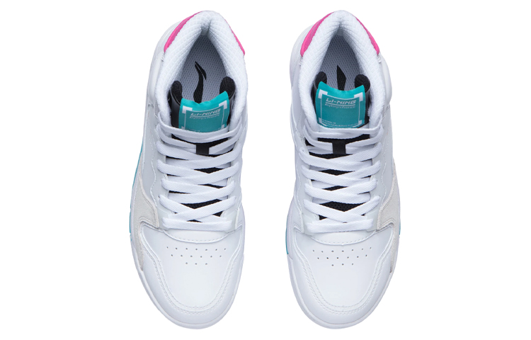 Shop (W) 李宁经典篮球鞋‘白蓝粉’ AGBR082-1