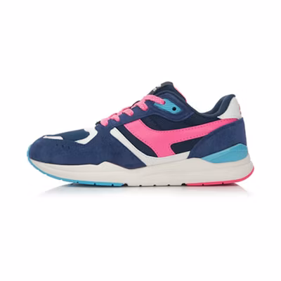 (W) Li-Ning Classic Breathable CMFT Low-Top 'Blue'
