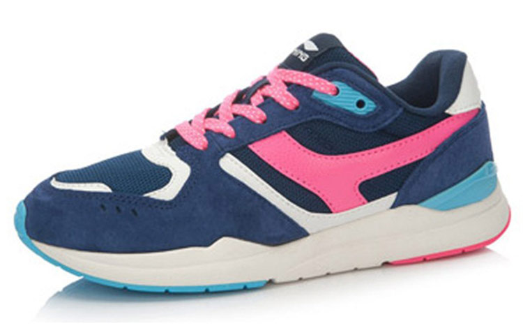 Lookbook (W) Li-Ning Klasik Selesa Bernafas Low-Top 'Biru' ALCL006-1