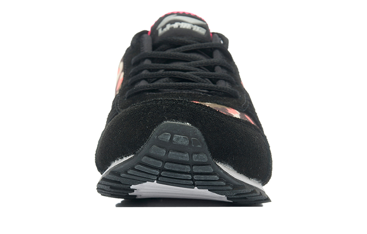 Lookbook (W) Li-Ning Klassieke Ademend Hardloopschoenen ''Zwart Rood Camo'' ALCK098-1