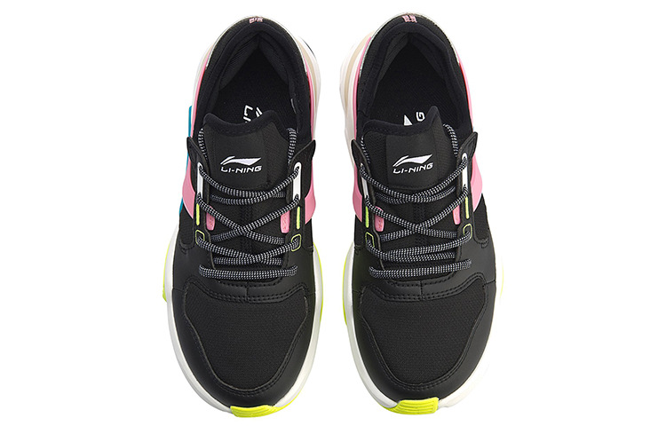 Shop (Women) Li-Ning Classic Casual 'Black Pink White' AGCN274-5